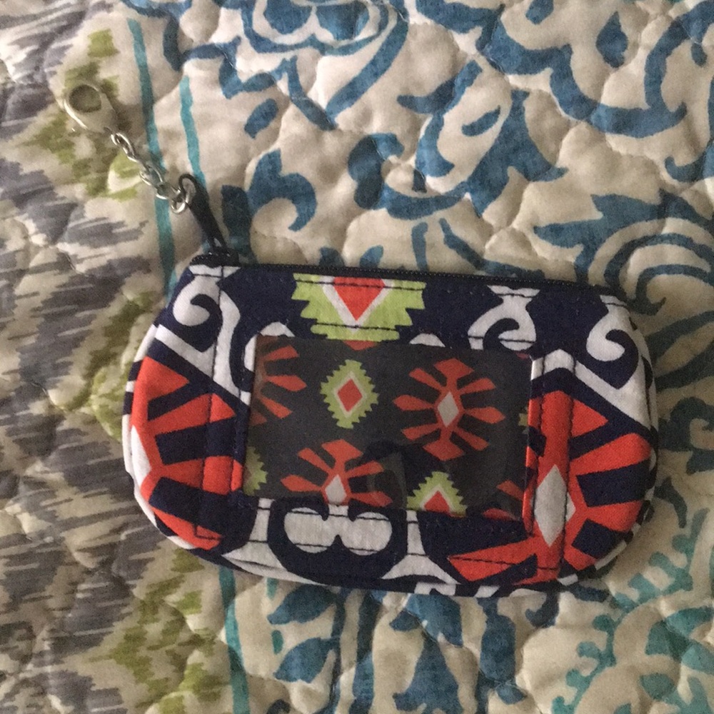 Vera Bradley key and card holder.